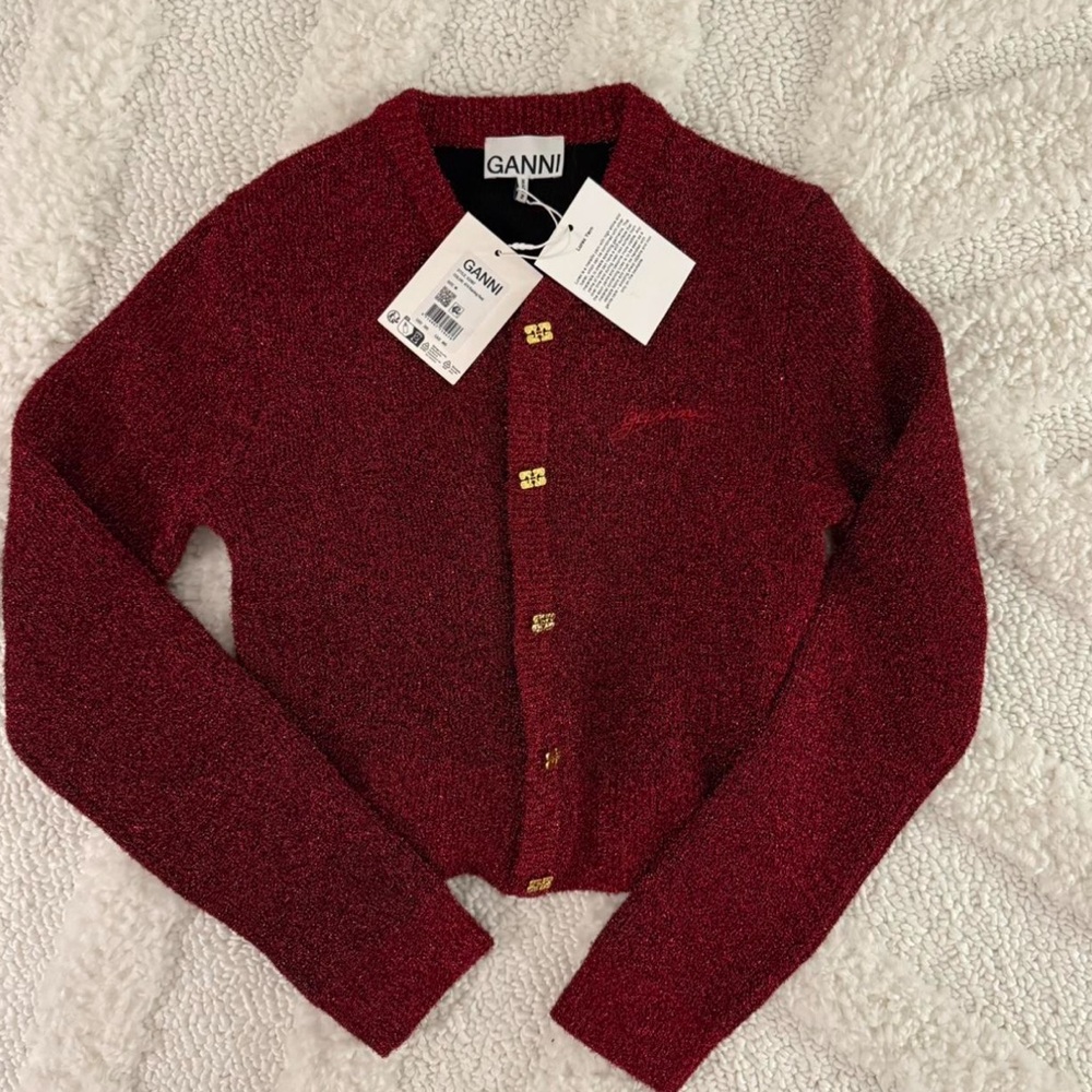 Ganni Wool long sleeve 
New with Tag
Size medium, fits like a small